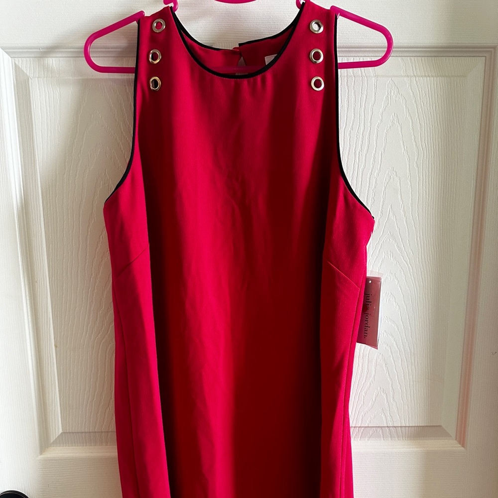 NWT Julia Jordan Pink Sheath Mini Dress Size 12